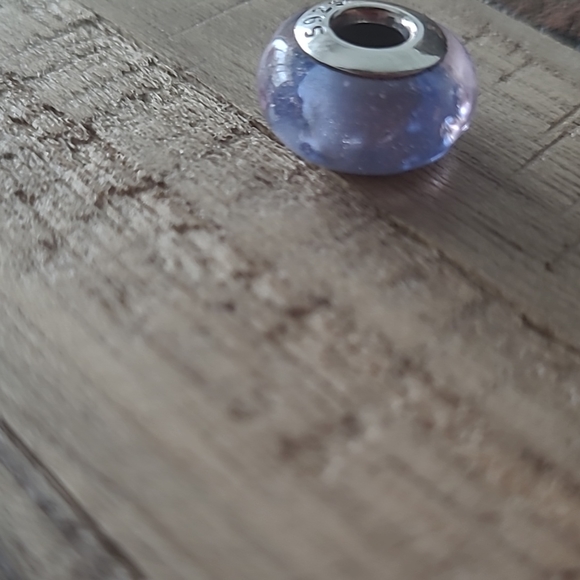 Glitter Glass Purple Charm - Picture 5 of 5